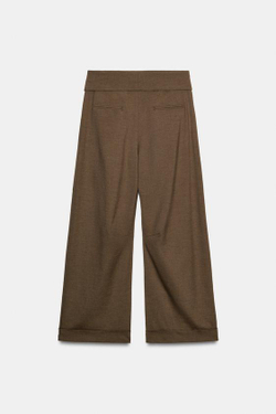 ZARA БРЮКИ КАРГО — ZW COLLECTION, СЕРЫЙ