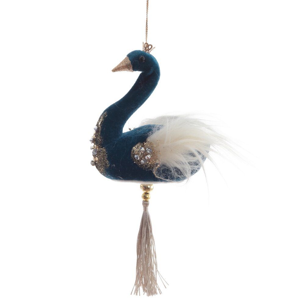 GAEM Украшение новогоднее "Лебедь", L10,5 W7 H23 см, 4в.
