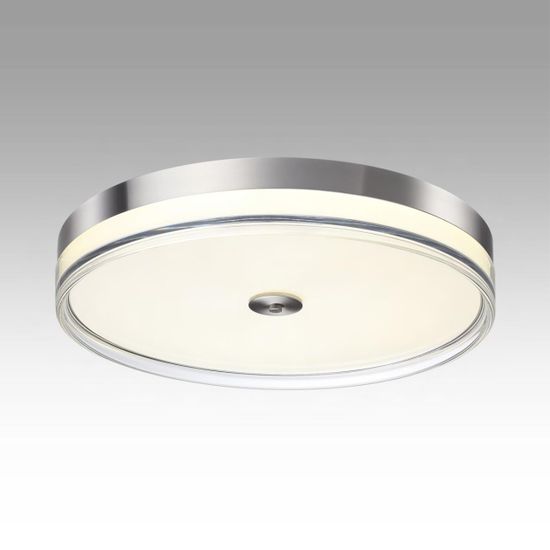 7727/112L MITRA LED SN 101 Светильник металл/акрил/никель/прозрачный LED 112Вт 4000K D500 IP20 ETERNA