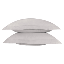 Комплект из двух сатиновых наволочек 70х70см | светло-лавандовый