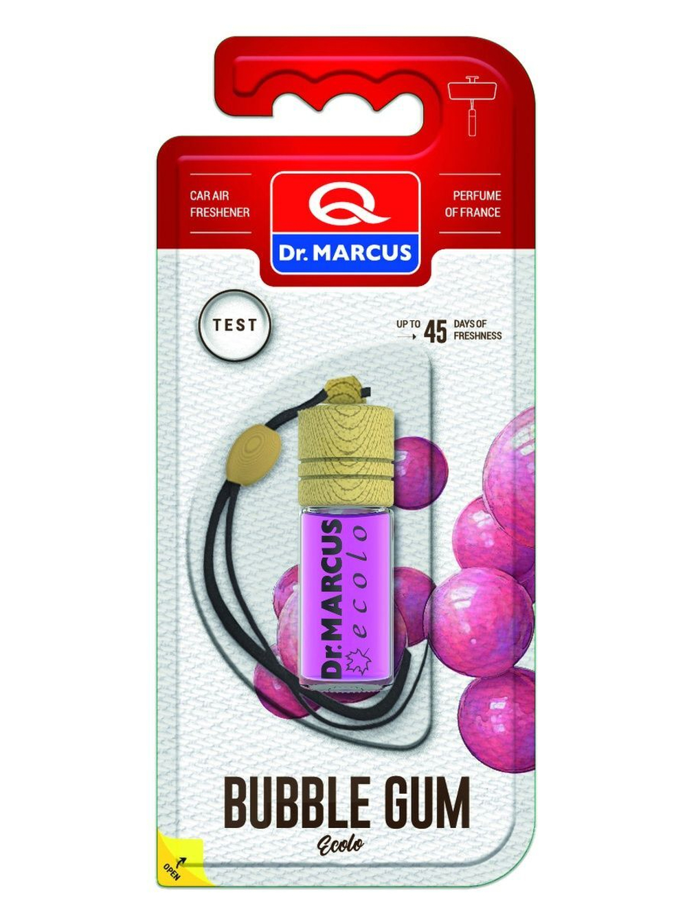 ОСВЕЖИТЕЛЬ ВОЗДУХА СТЕК.ПОДВ. ECOLO BUBBLE GUM 4.5ML