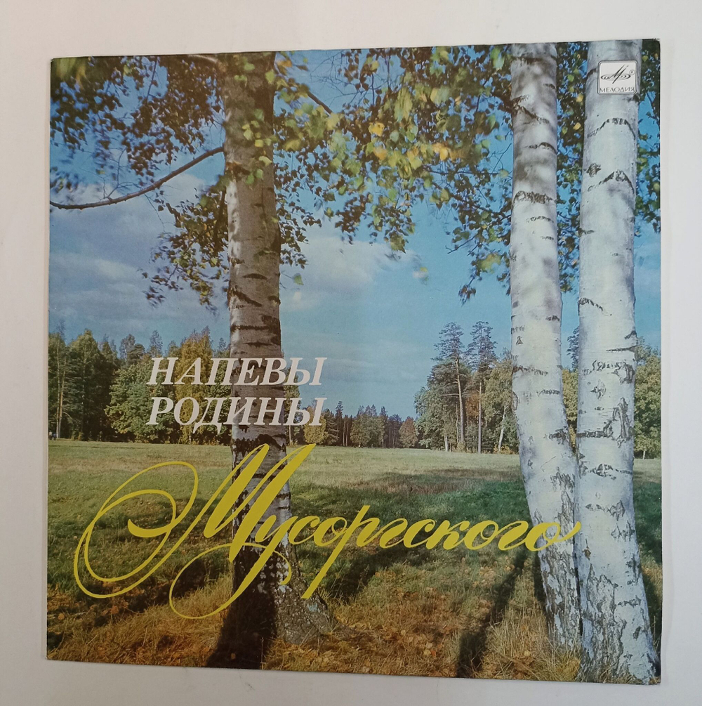 Винтажная виниловая пластинка LP Сборник Напевы Родины Мусоргского (СССР 1989)
