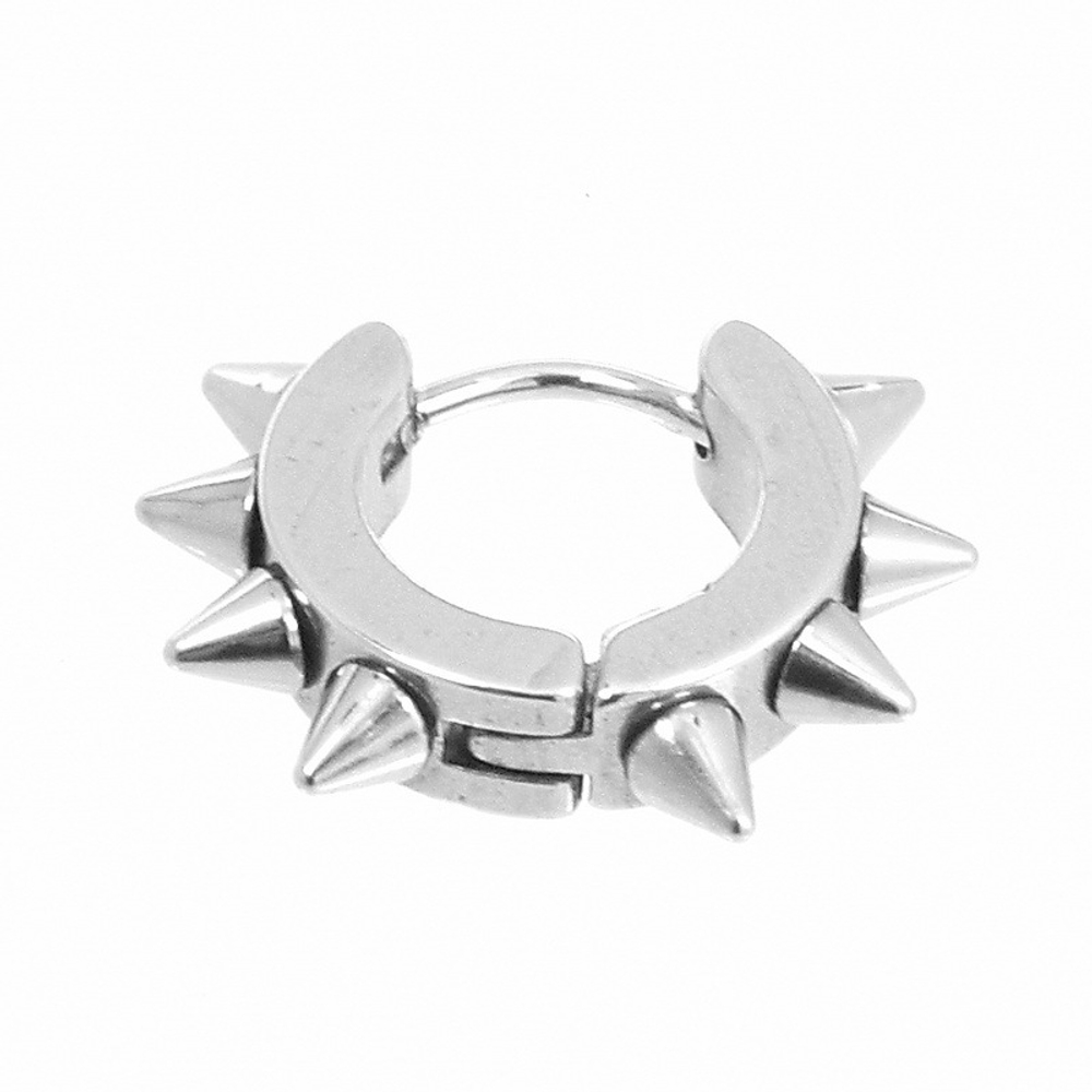 Серьга Шипы серебряные ( 8 шипов )