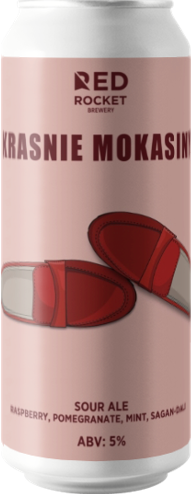 Пиво Рэд Рокет Красные Мокасины / Red Rocket Krasnie Mokasiny 0.45 - банка