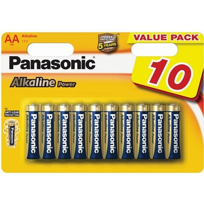 Батарейки Panasonic Alkiline power AA щелочные 10 шт