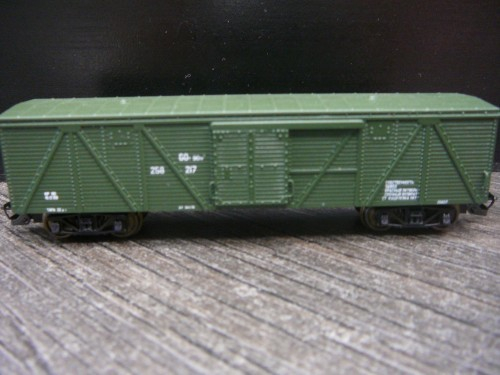 Деревянный Крытый вагон (зелёный), СЖД, (IV Эп.)