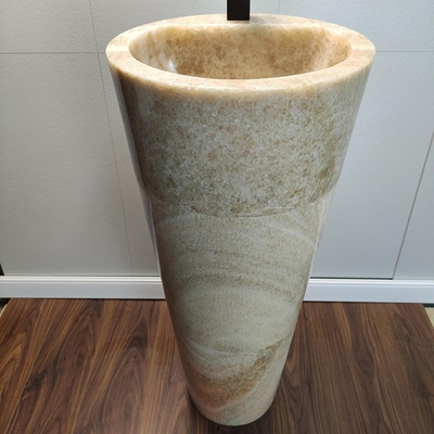 Раковина напольная из оникса Sunset ON-01344 (40*40*90 см)