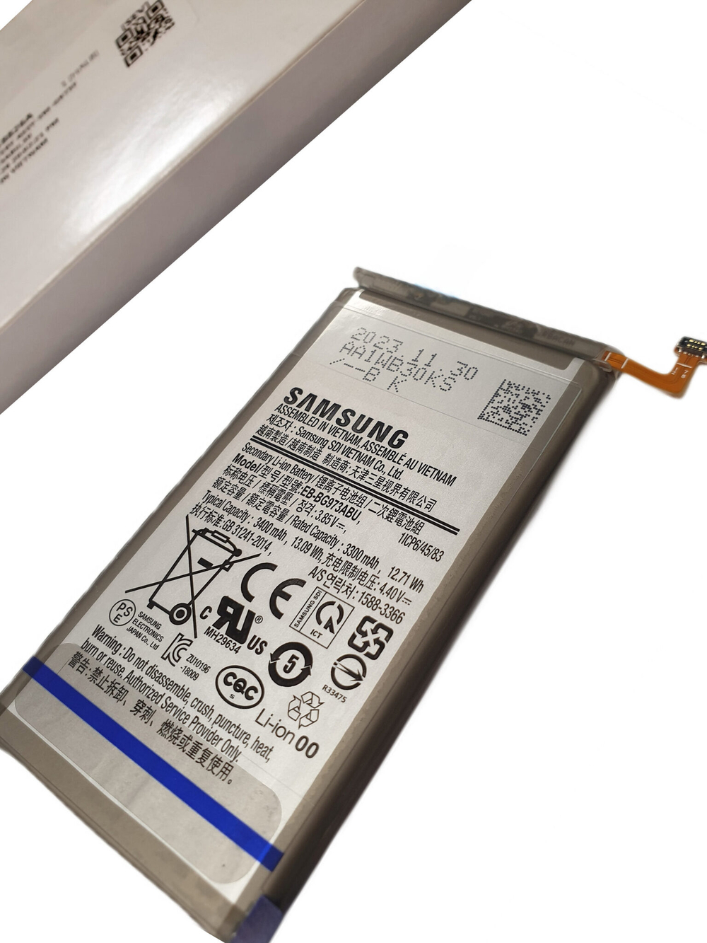 Samsung Galaxy S10 (SM-G973) (EB-BG973ABU) / Аккумулятор (батарея) (ORIG-SP)