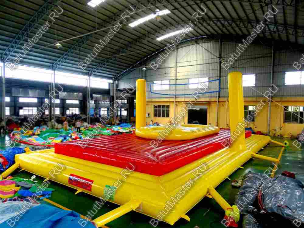 Площадка «Взлёт 2» для игры в Боссабол 17×8×5 м, двухуровневая