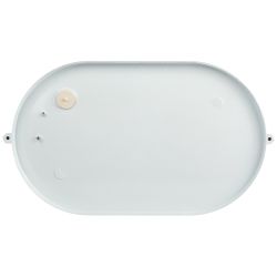 Светильник ЭРА НБП 04-100-001 Акватермо алюминий/стекло IP54 E27 max 100Вт 280х160 овал белый | Светильники ЖКХ IP54