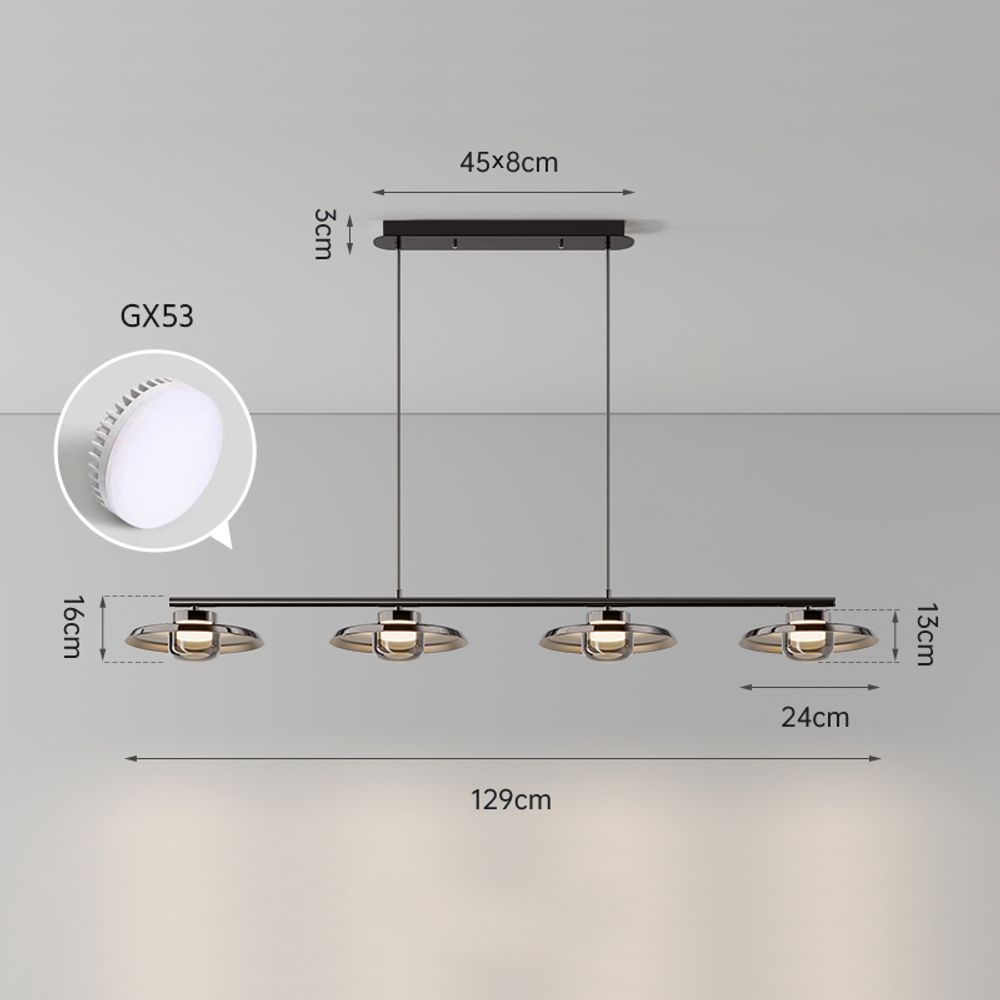 Реечный светильник RUBEN LONG L4 grey