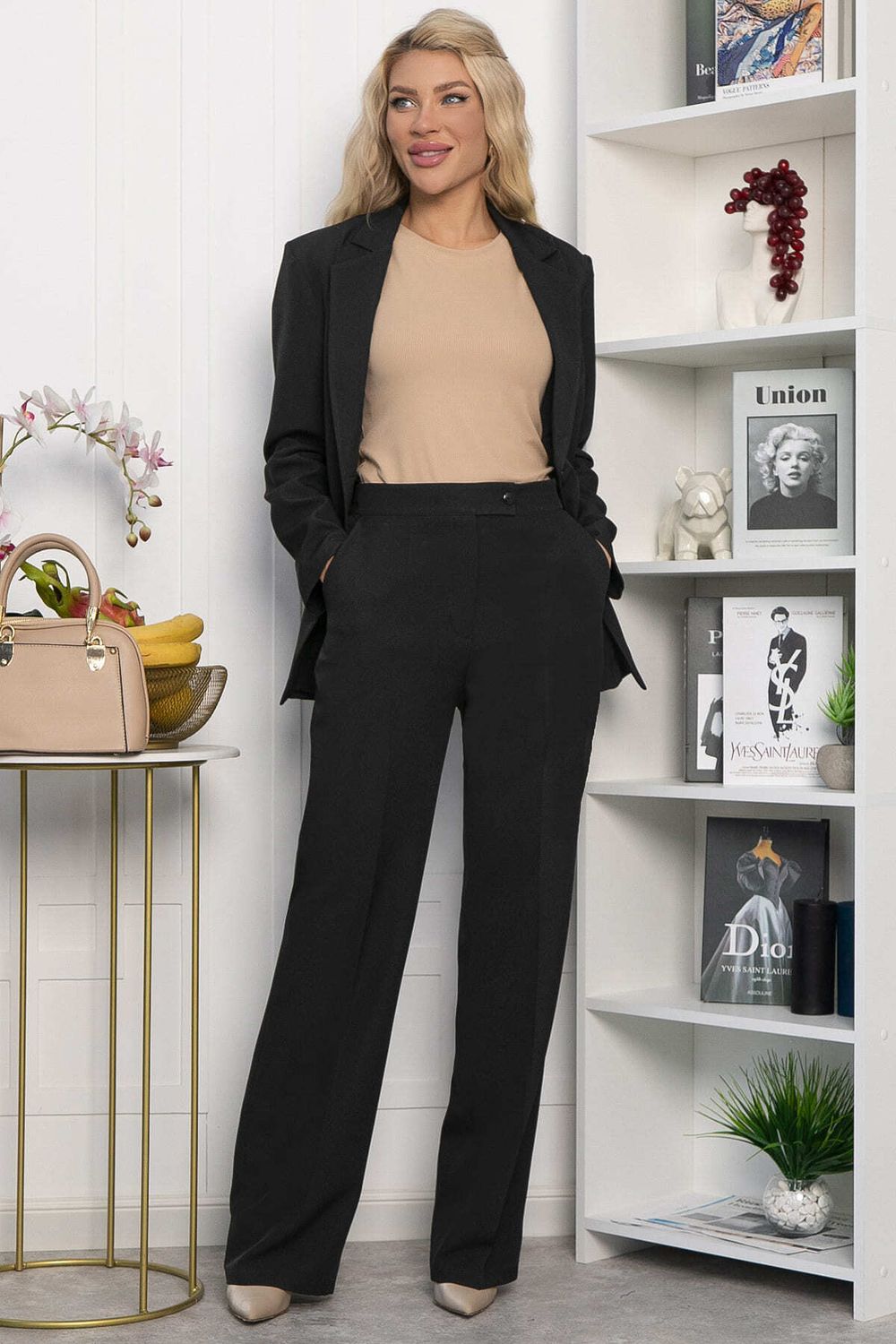 Брюки Брайн (черные) Б13889-33М LT Collection