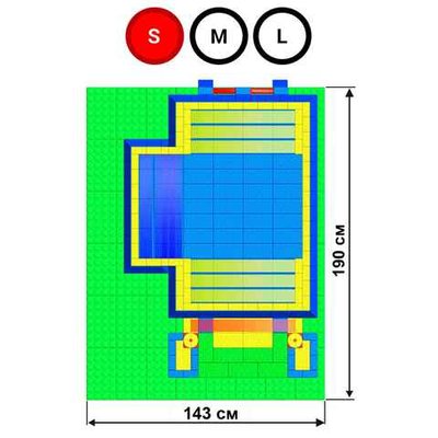 Набор GigaBloks 7,5: Дворец на платформе