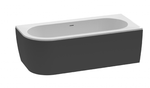 Ванна акриловая 180х80 угловая Cezares SLIM CORNER-180-80-60-R-NERO-SET
