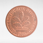 Germany, 1 Pfennig, 1986, (Munich Mint - "D"), XF
