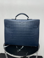 Портфель Hermes из кожи крокодила