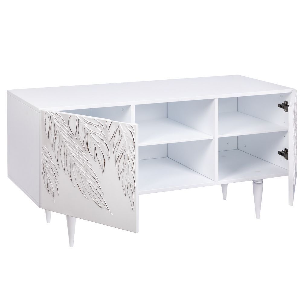 Тумба под ТВ Тропик 117см Классика Айс Сильвер