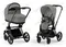 Детская коляска Cybex Priam IV 2 в 1 Mirage Grey шасси Matt Black