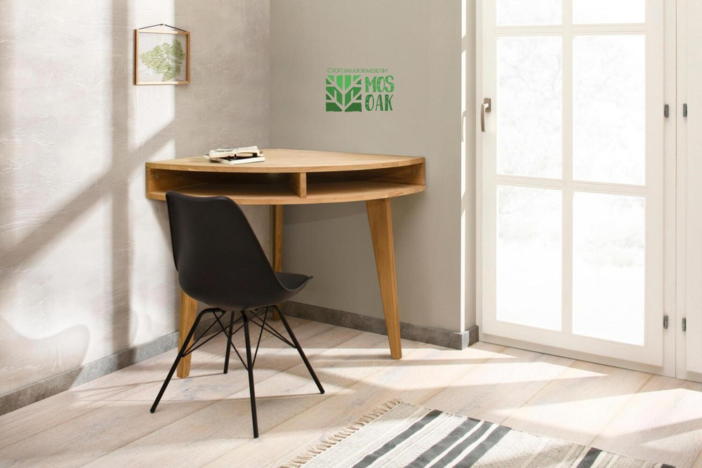 Стол угловой туалетный из массива дуба Nord