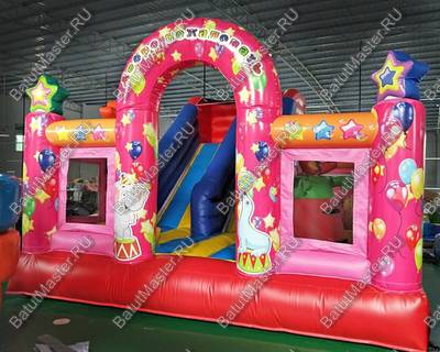 Коммерческий надувной батут "Цирк" 6*5*4 м