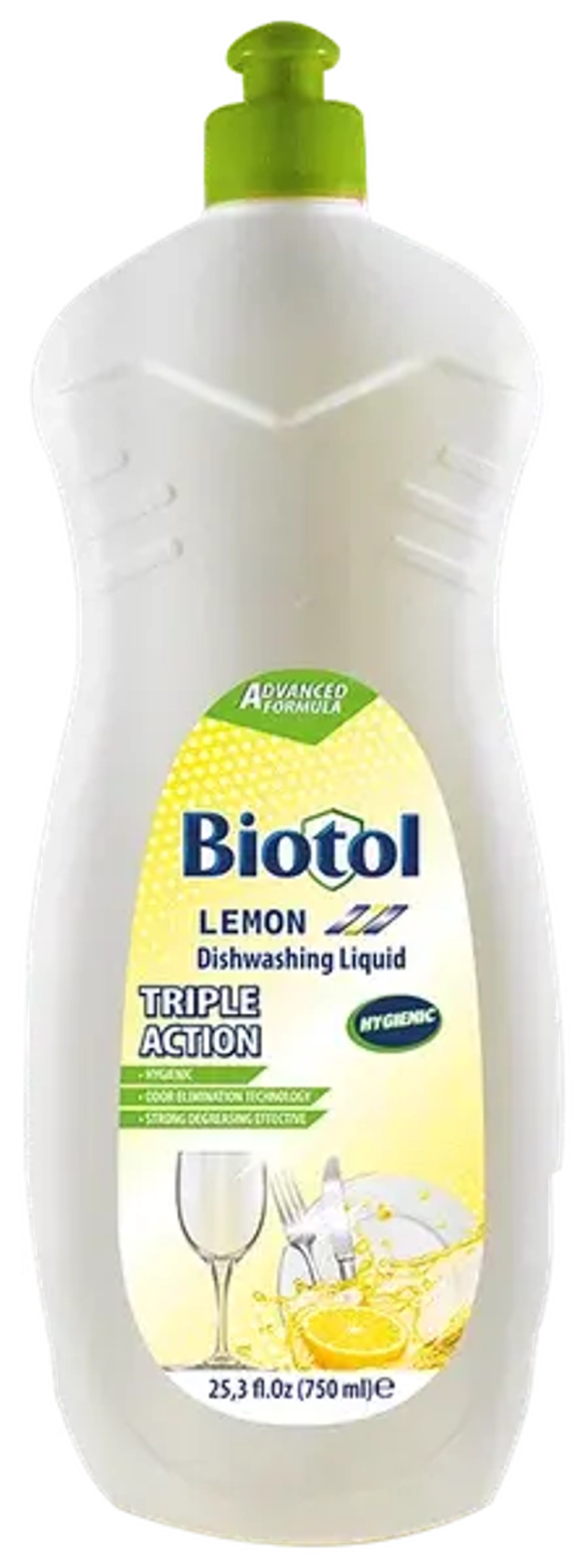 Жидкость для мытья посуды Biotol с ароматом Лимона 750 мл (h)