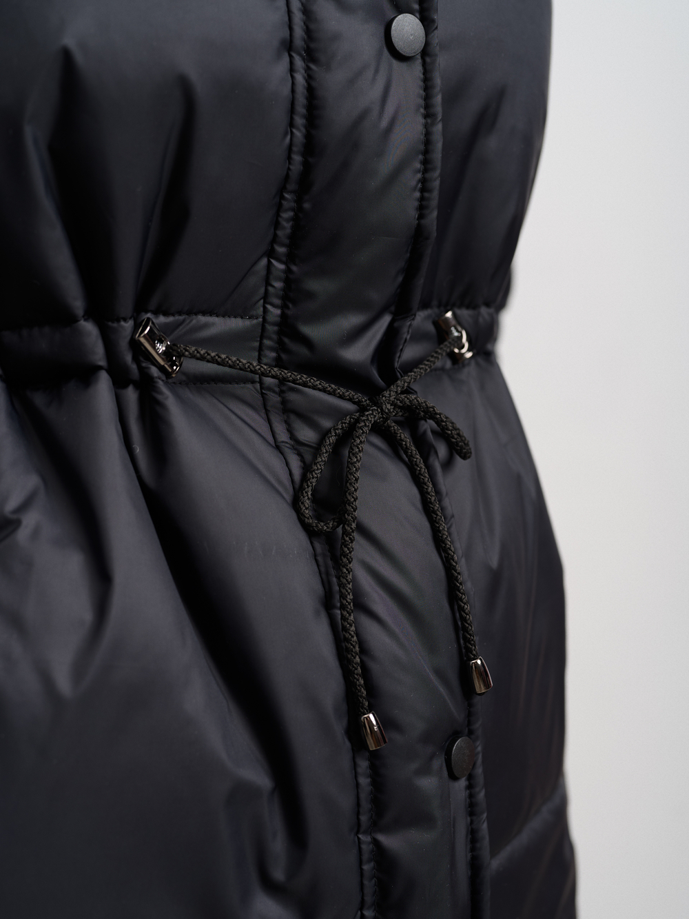 Парка женская демисезонная "Воздух" черный