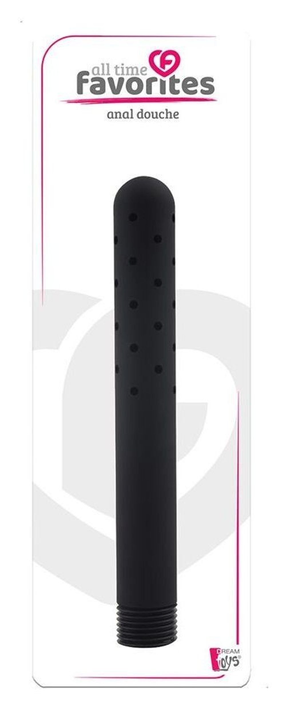 Черная насадка для анального душа ANAL DOUCHE - 15 см.