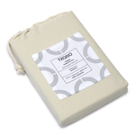 Набор из двух наволочек из сатина серо-бежевого цвета  брашинг-эффектом из коллекции essential, 70х70 см