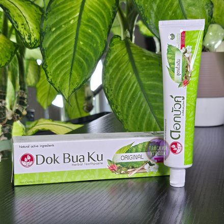 Зубная паста Dok Bua Ku Twin Lotus травяная 100 гр