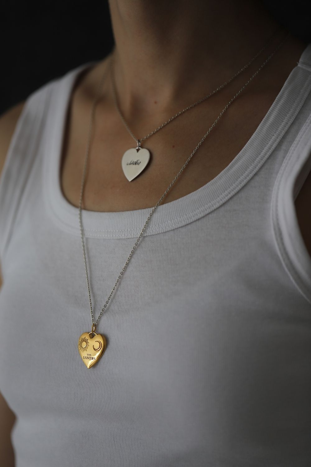 Подвеска Люби родий La Lune