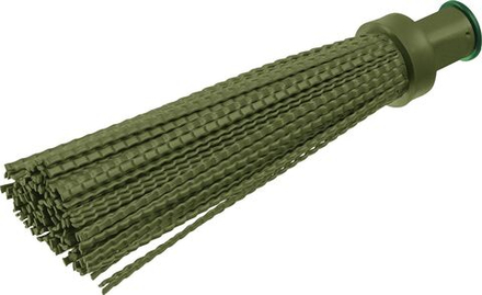 Пластиковая метла СИБИН 420 х 110 мм, полипропилен, коническое резьбовое соединение, круглая, (39221)