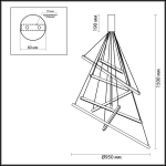 Подвесная люстра Odeon Light COMETA 3860/96L