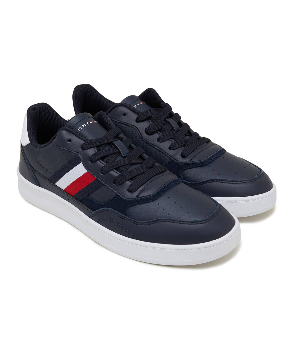 Кожаные кроссовки Tommy Hilfiger - темно-синий(FM0FM04828)