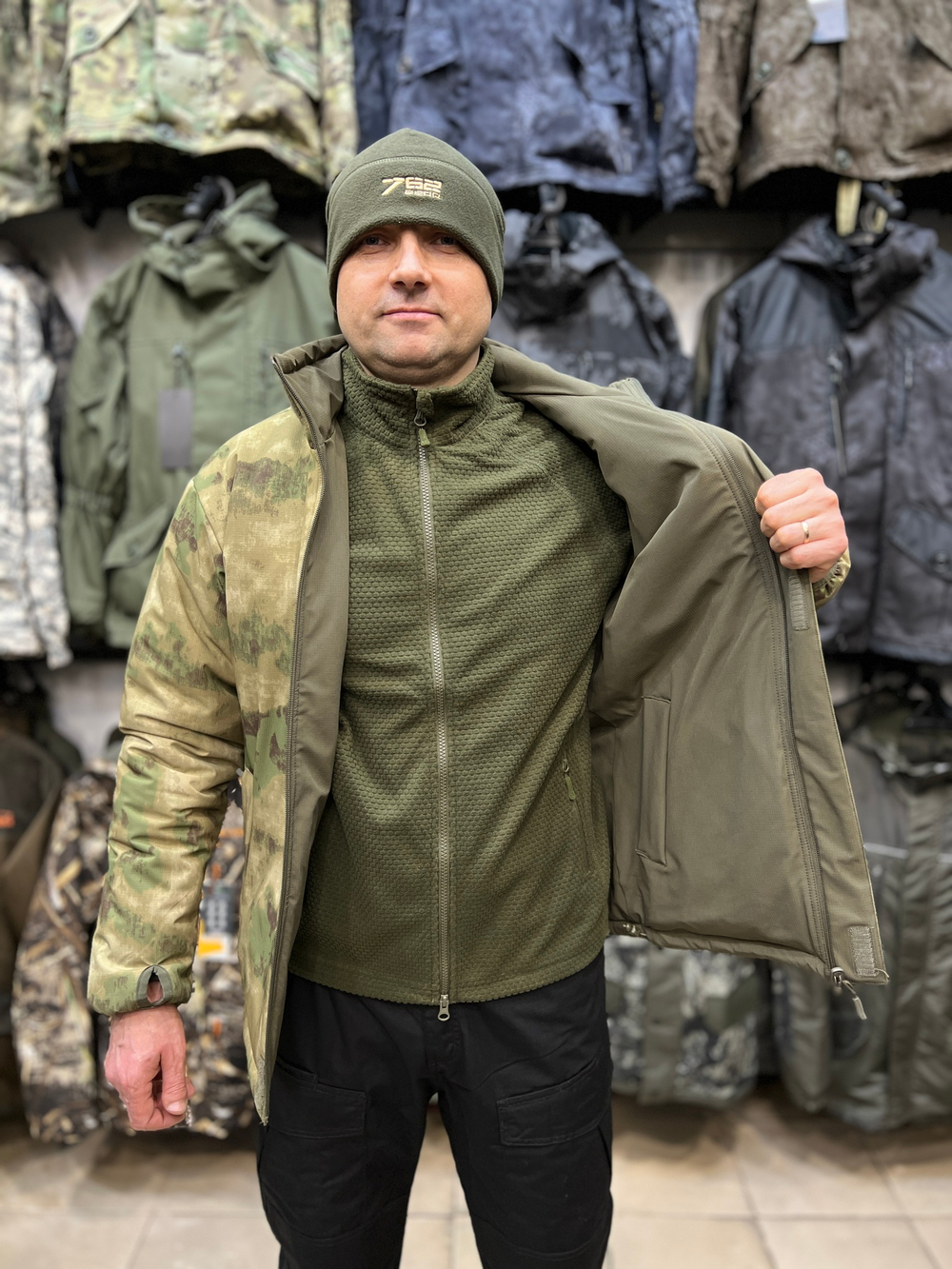 Куртка Двухсторонняя, GONGTEX, Лес