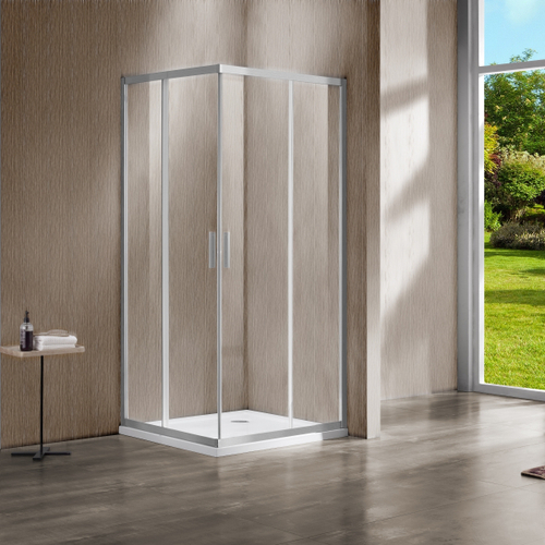 Душевой уголок Garda VSS-1G8012CLBN, 1200*800, брашированный никель, стекло прозрачное