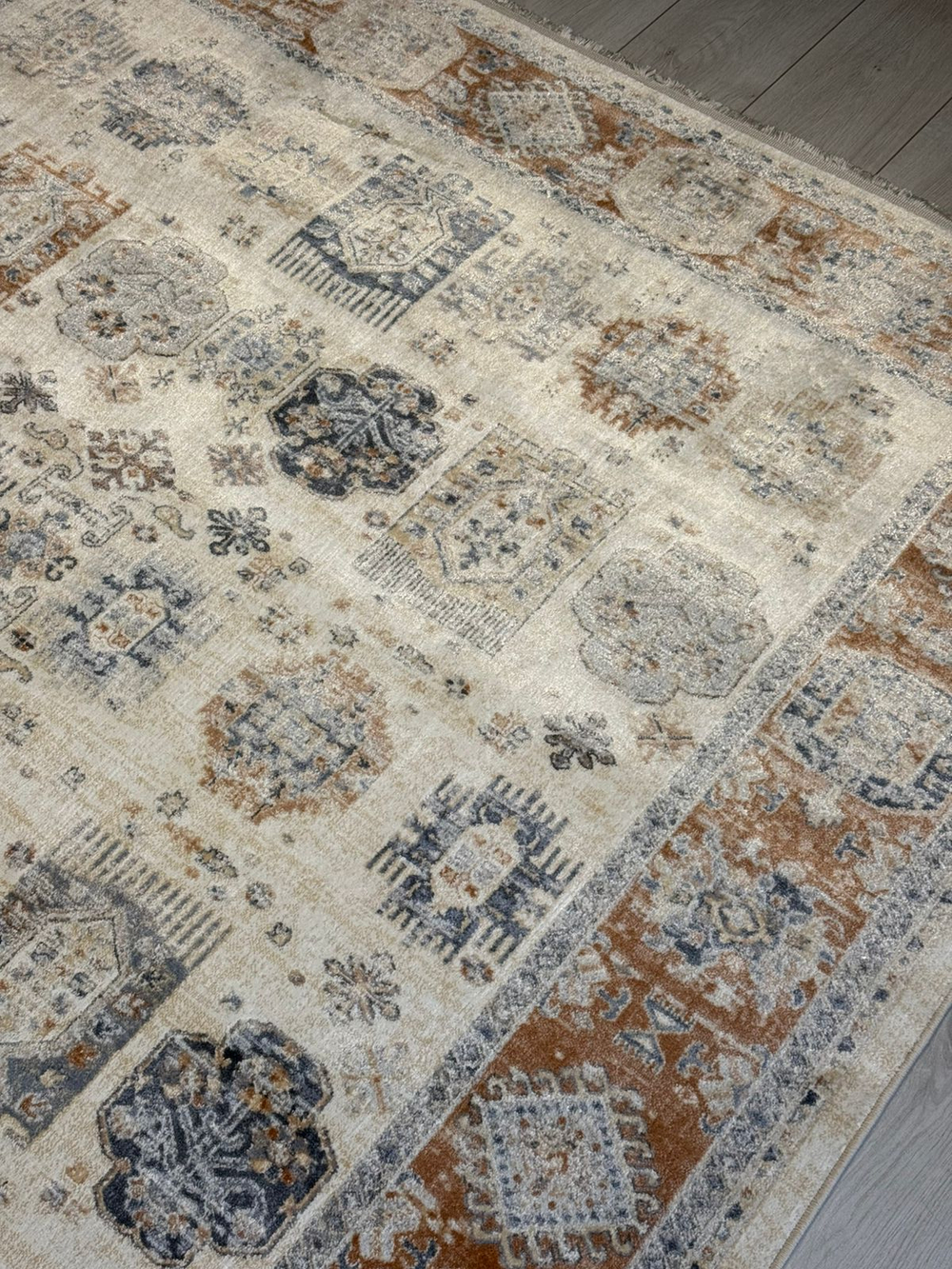 Ковер F596 - ORANGE - Прямоугольник - коллекция ZUMMA, размер 160*230см 