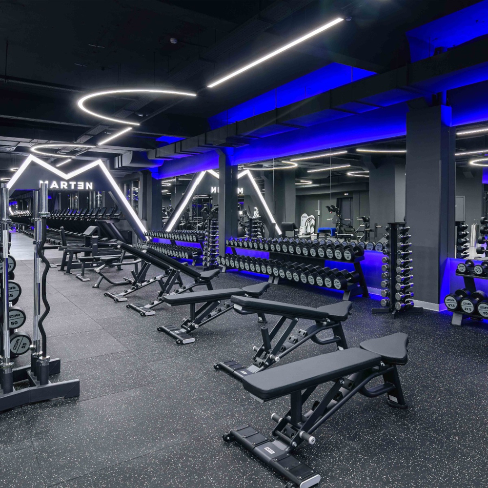 Плитка резиновая Премиум 1000x1000x30 мм PROFI-FIT