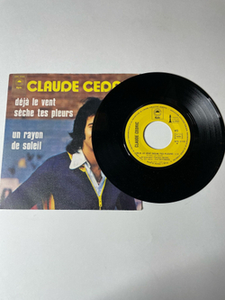 Винтажная виниловая пластинка LP Claude Cedric Deja Le Vent Seche Tes Pleurs (France 1974)