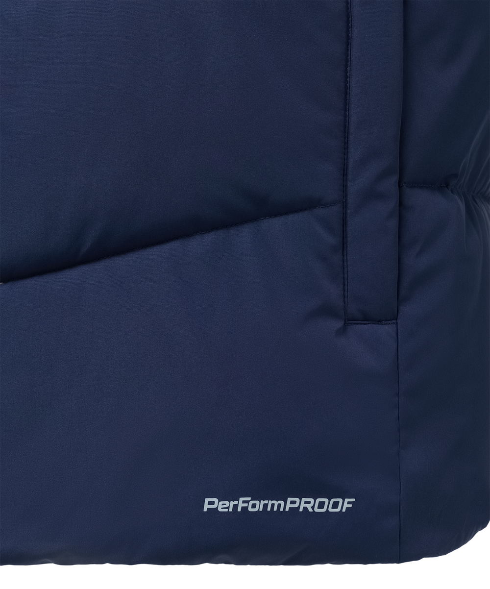 Жилет утепленный c капюшоном JÖGEL ESSENTIAL PerFormPROOF Padded Hooded Vest, темно-синий