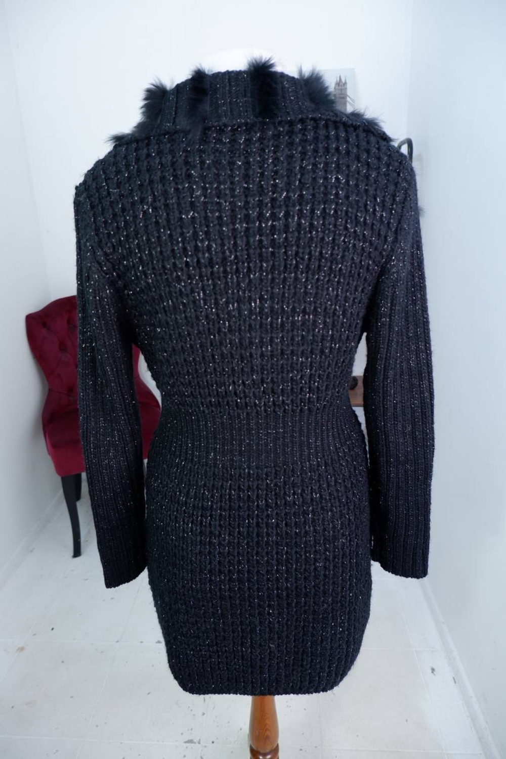 Кардиган с блестящей ниточкой, маркировка М/L, визуально 46/48 размер