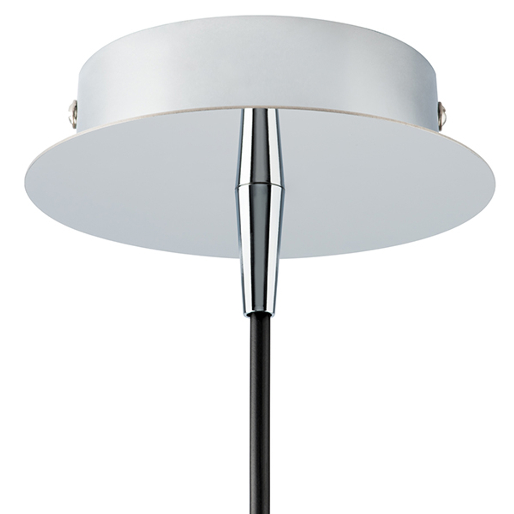 803020 Подвес PENTOLA 1х40W E14 ХРОМ/БЕЛЫЙ