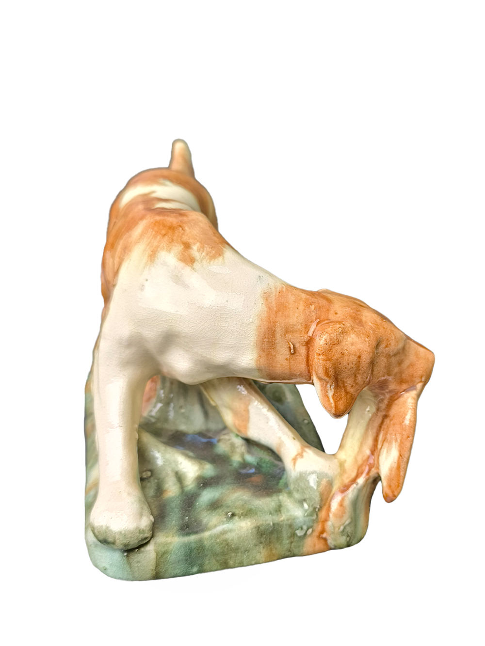 Фаянсовая статуэтка "Собака с дичью" Васильковский