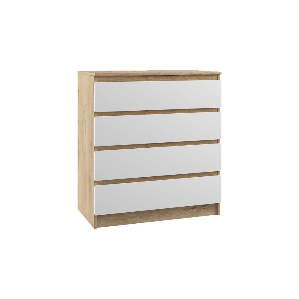 Комод "Марли" МКМ 800.1 (дуб бунратти\белый глянец)