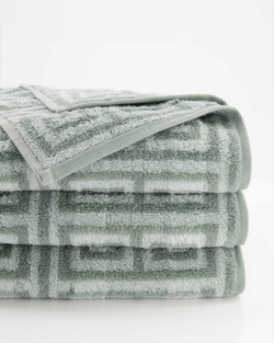 Полотенце 50х100 Cawo Noblesse Elegance Allover 1088 44 бирюзовое