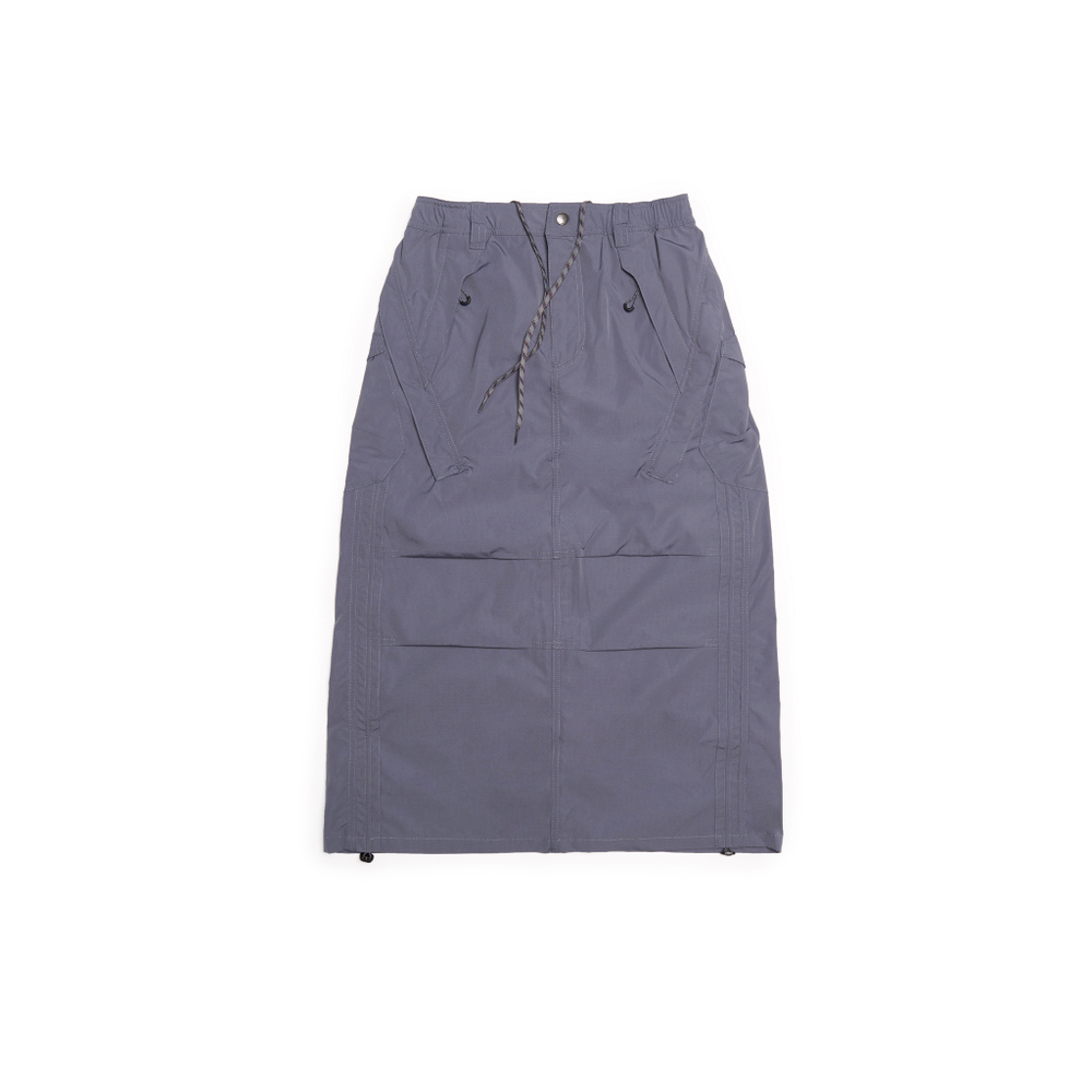 Юбка Nothomme Blue Side-Drawstring Workwear Fishtail Skirt "Blue Gray"