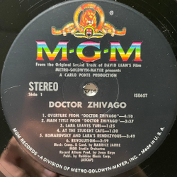 Виниловая пластинка Maurice Jarre ‎– Doctor Zhivago LP