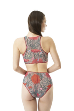 Спортивный купальный топ "Шипы"