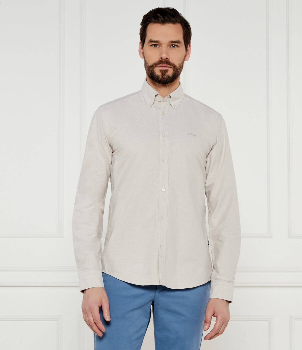 Рубашка H-ROAN-BD-E-C1-243 BOSS BLACK - бежевый(50520265)