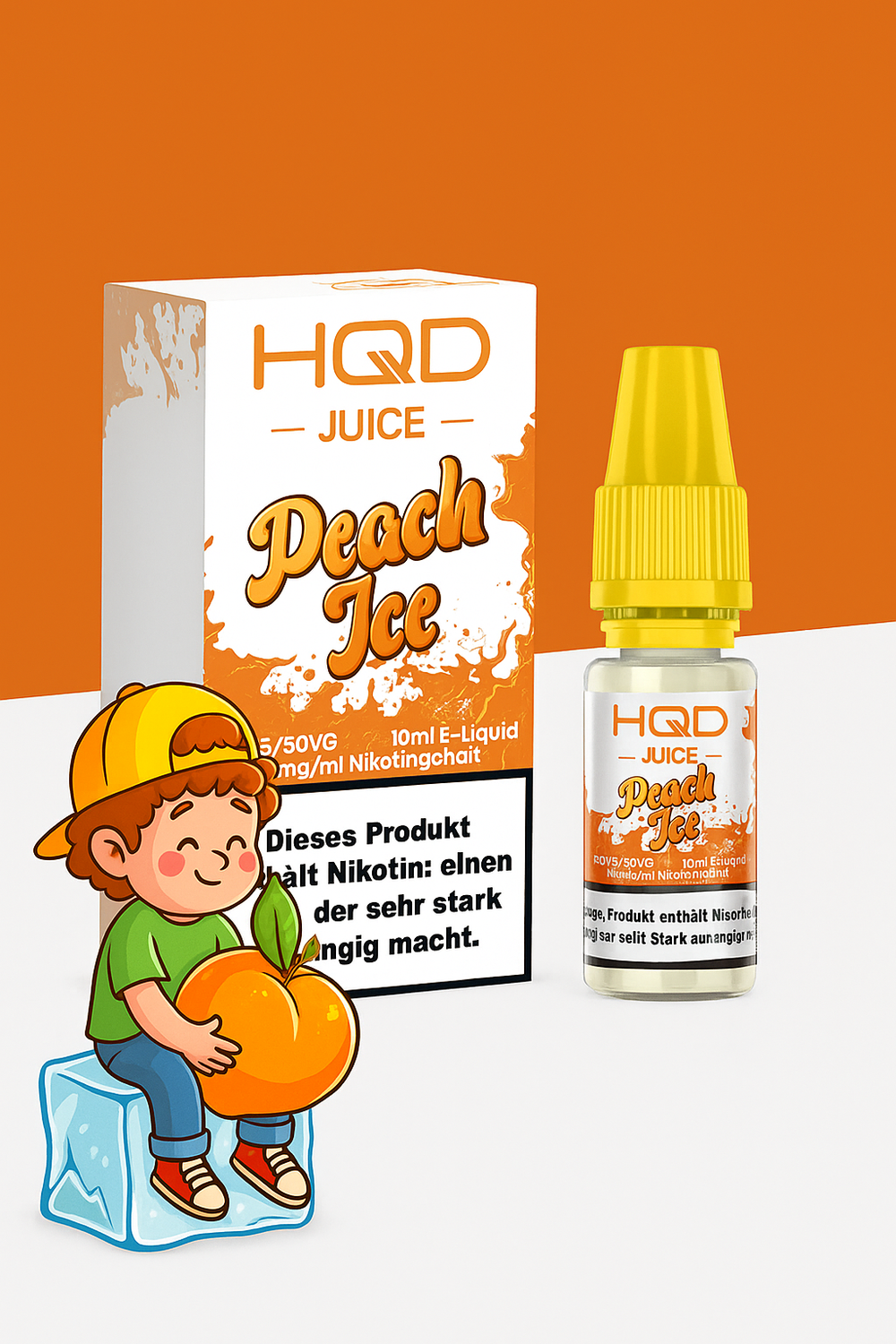 HQD - Peach Ice (30ml 5% nic)