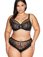 Трусы бразилиана Ava MIRAY 2114 brazilian Black